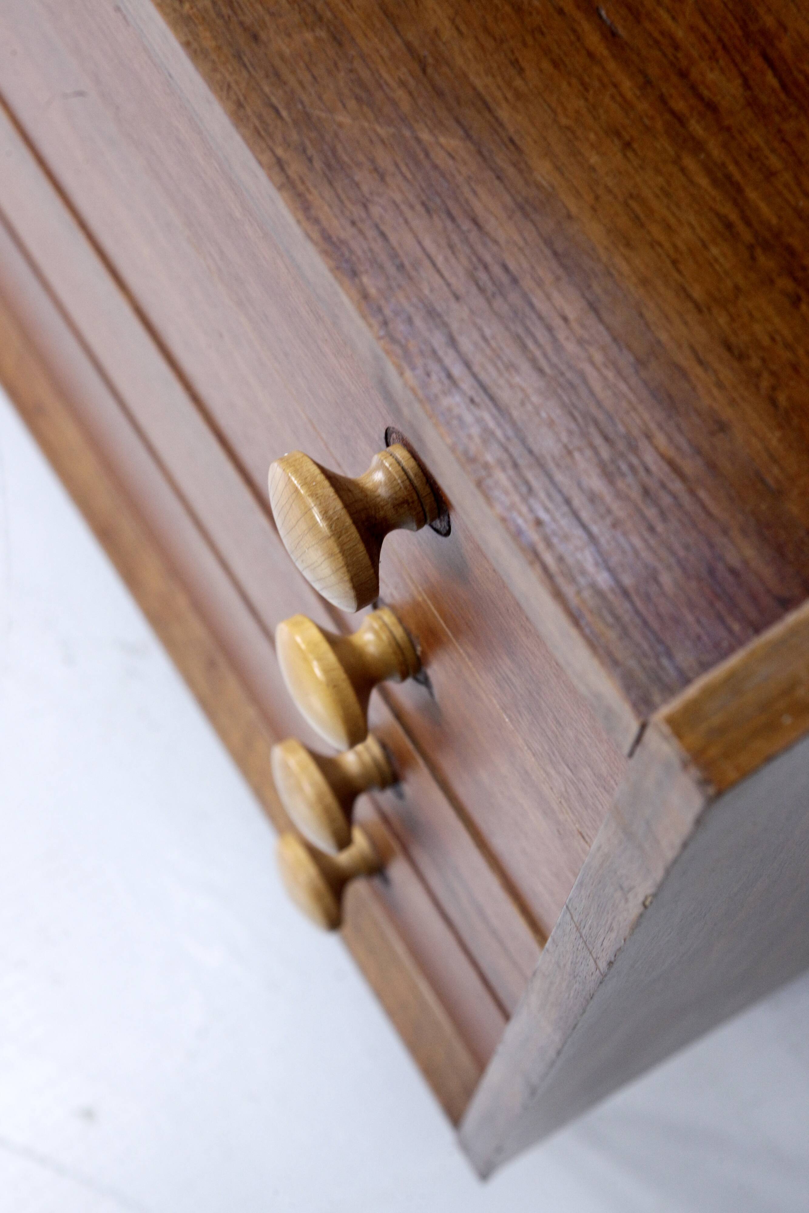 Italian midcentury bureau in teak