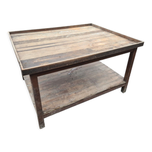Table à doubles plateaux