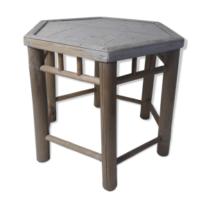 table d'appoint en bambou