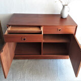 Teak Furniture / Small Enfilade Eric BROUER / Vintage Teck / Scandinavian Buffet / Small Buffet - Vintage Bar Furniture / Made in Denmark / Mid Century