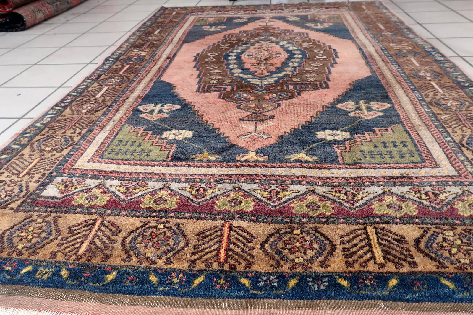 Tapis turc anatolien fait main, années 1970