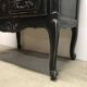 Black baroque chest of drawers