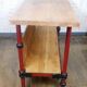 Iron and wood table, professional furniture