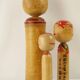 Set of 3 large japanese kokeshi