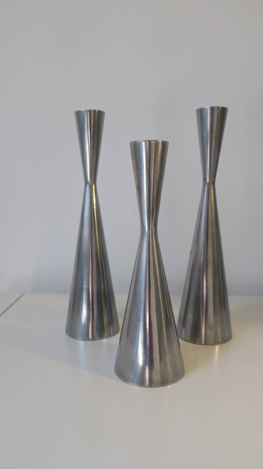 set of 3 Ikea Diabolo candle holders