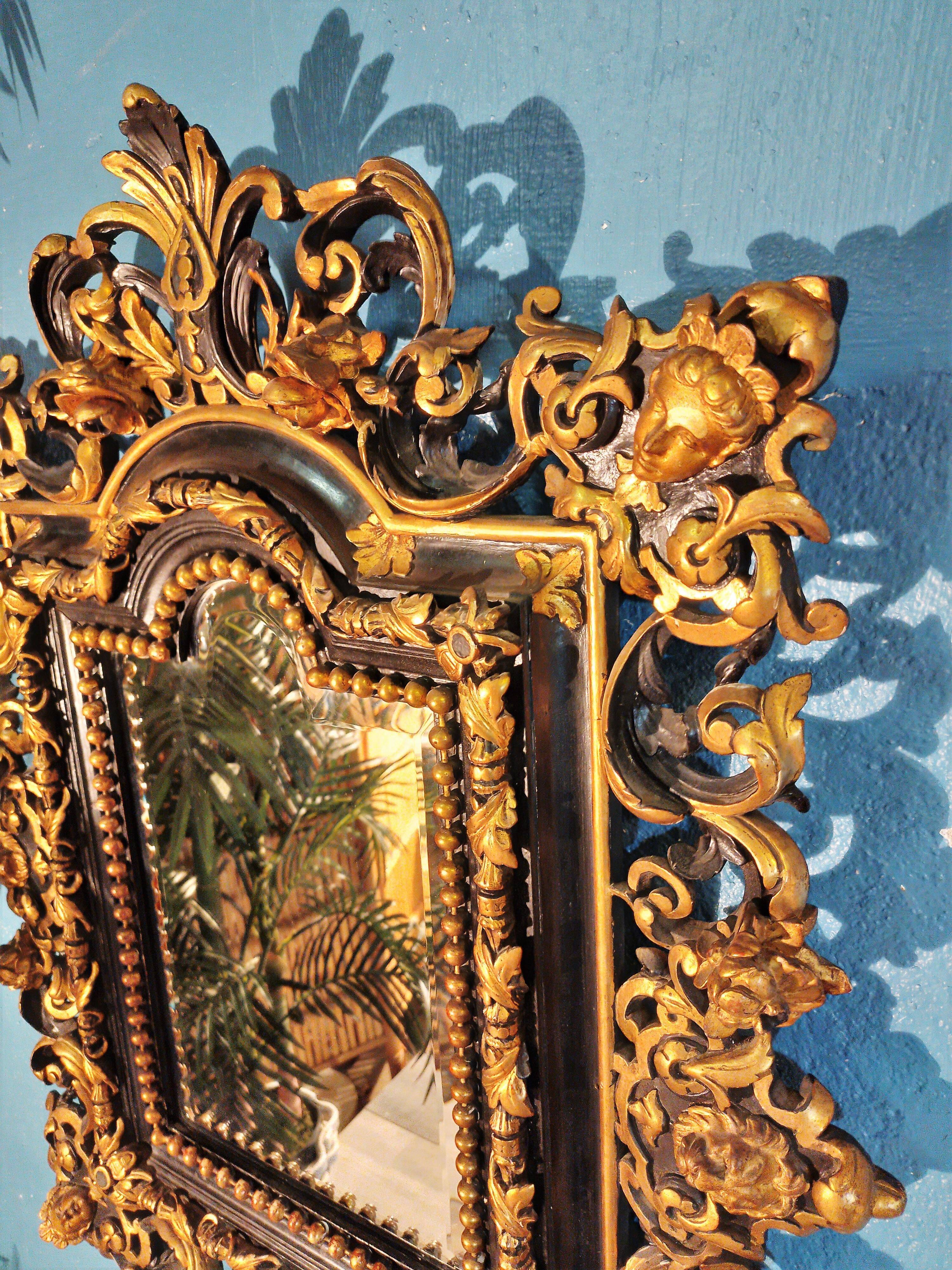 Baroque mirror Italy XIXth century