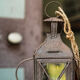 Wrought iron lantern