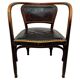 Secession office chair no. 715F by Gustav Siegel for J&J Kohn