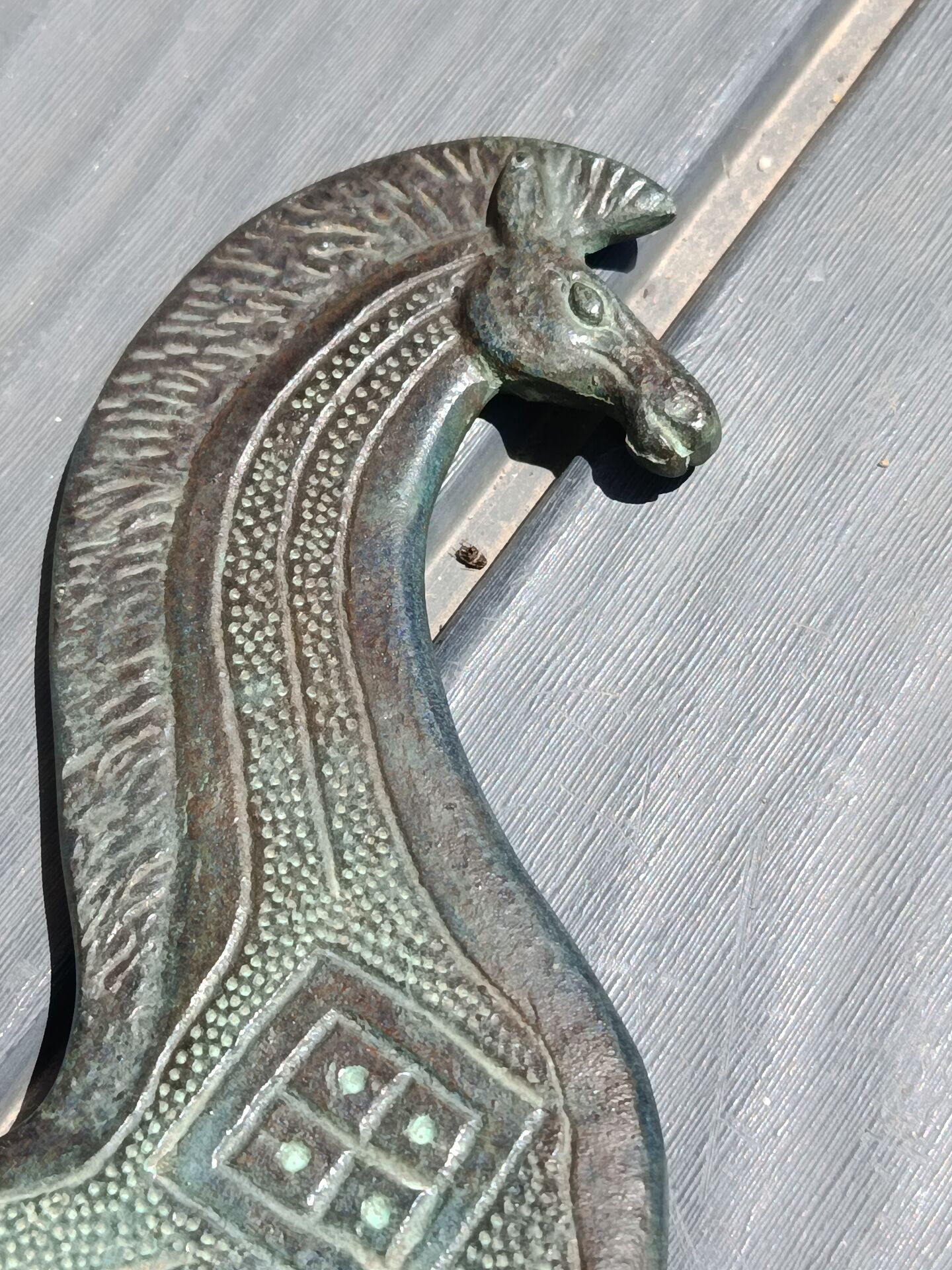 Etruscan bronze horse