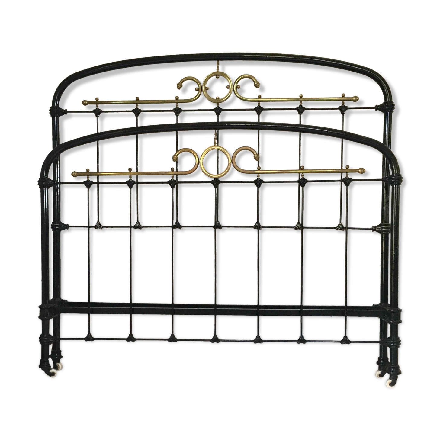Iron bed Napoleon III in 140 x 190