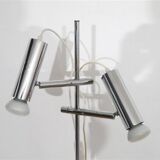 1970s designer floor lamp with 2 lights