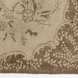 Beige Handknotted Oushak Rug sku 1105