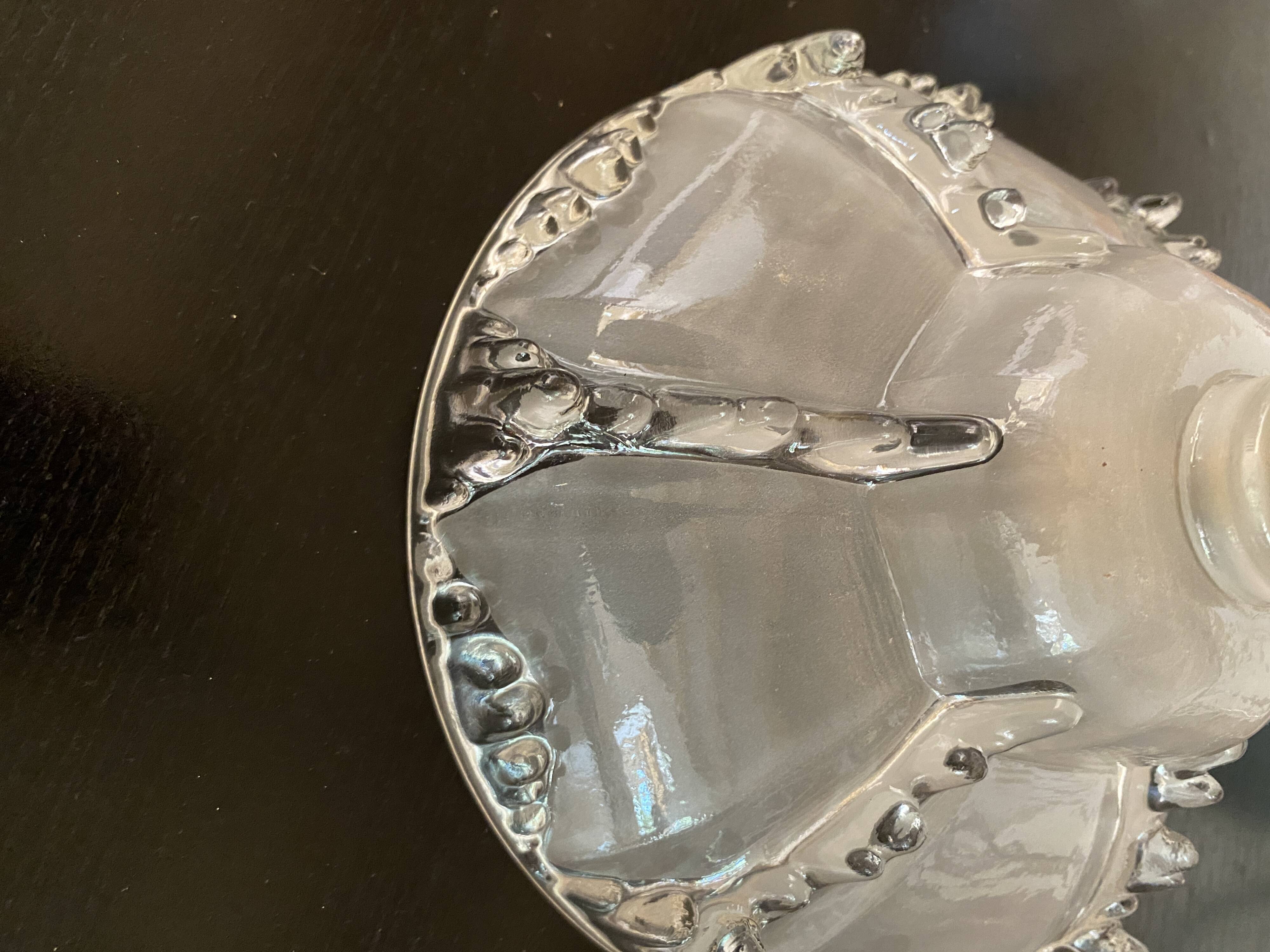 Glass pendant light, braided fabric cable and porcelain ceiling rose