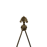 Italian Vintage Brass Mirror, 1950s