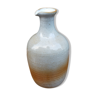 Potter's bottle in light sandstone with vintage spout pourer