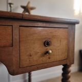 Louis Philippe desk with turned legs