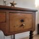 Louis Philippe desk with turned legs