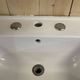 Art deco period washbasin Jacob Delafon 1930 - L=67cm, D=50.5cm, H=80cm.