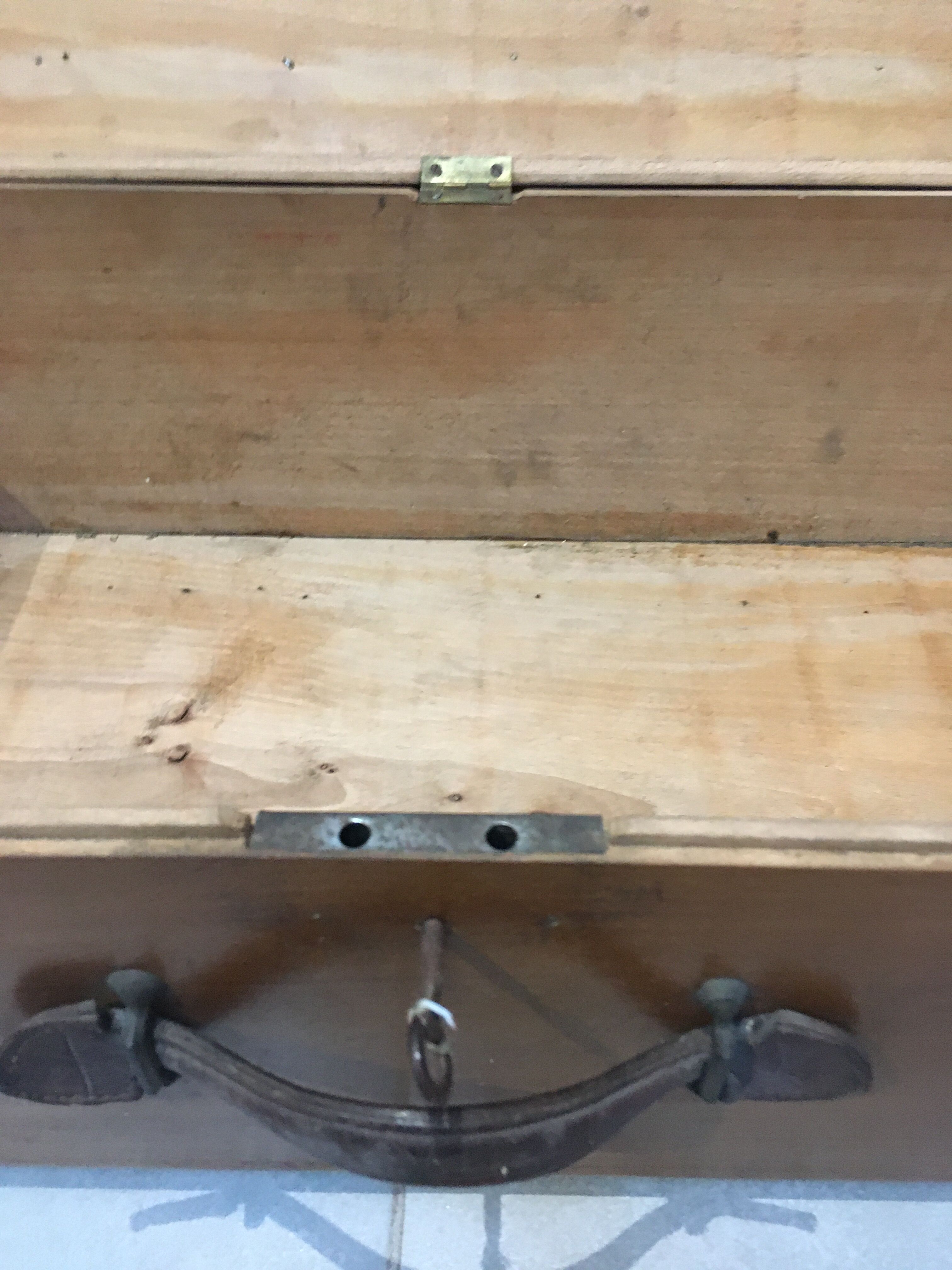 Old military travel box