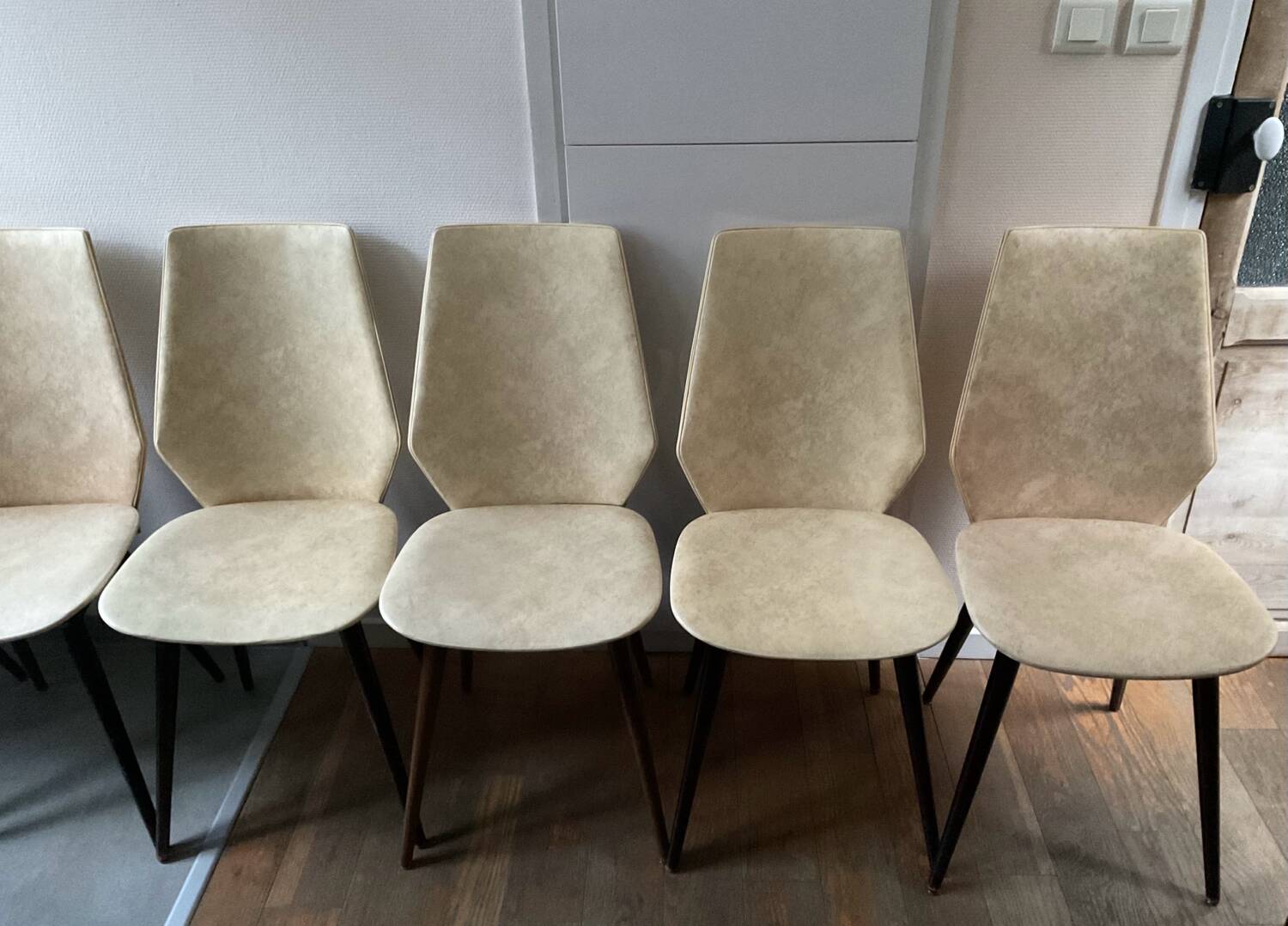 Set of six chairs from the 1960s/70s