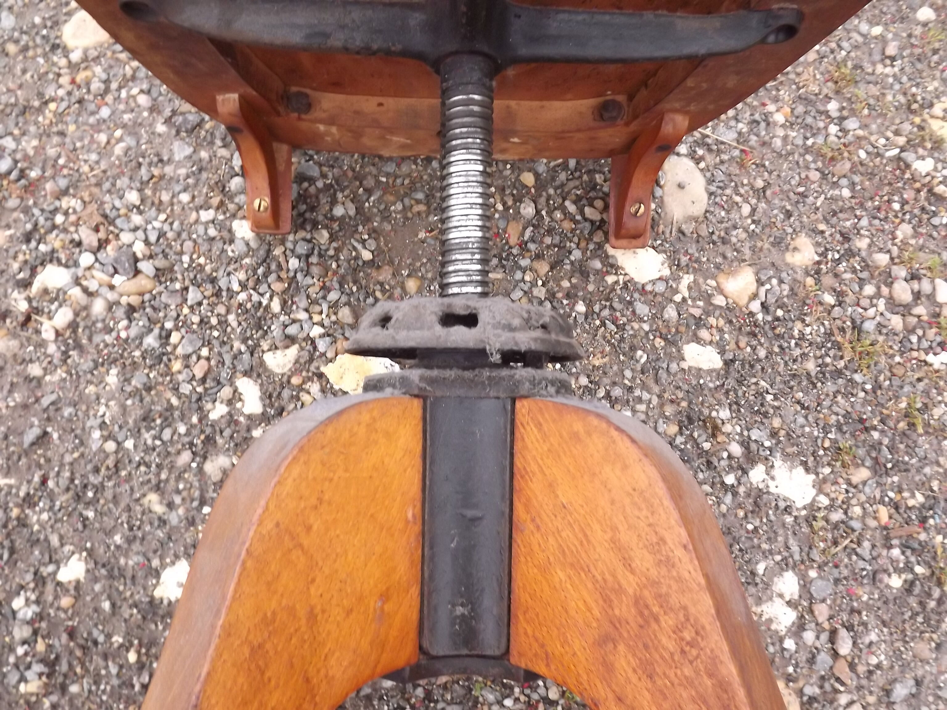 Office chair american 30s oak