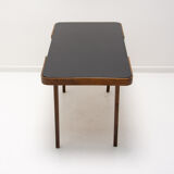 Mid century opaxite glass coffee table, 1960´s, Czechoslovakia