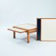 Table basse modulaire PAR4 par Bernard Vuarnesson pour Bellato, Italie, années 1970