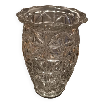 Vase en verre vintage