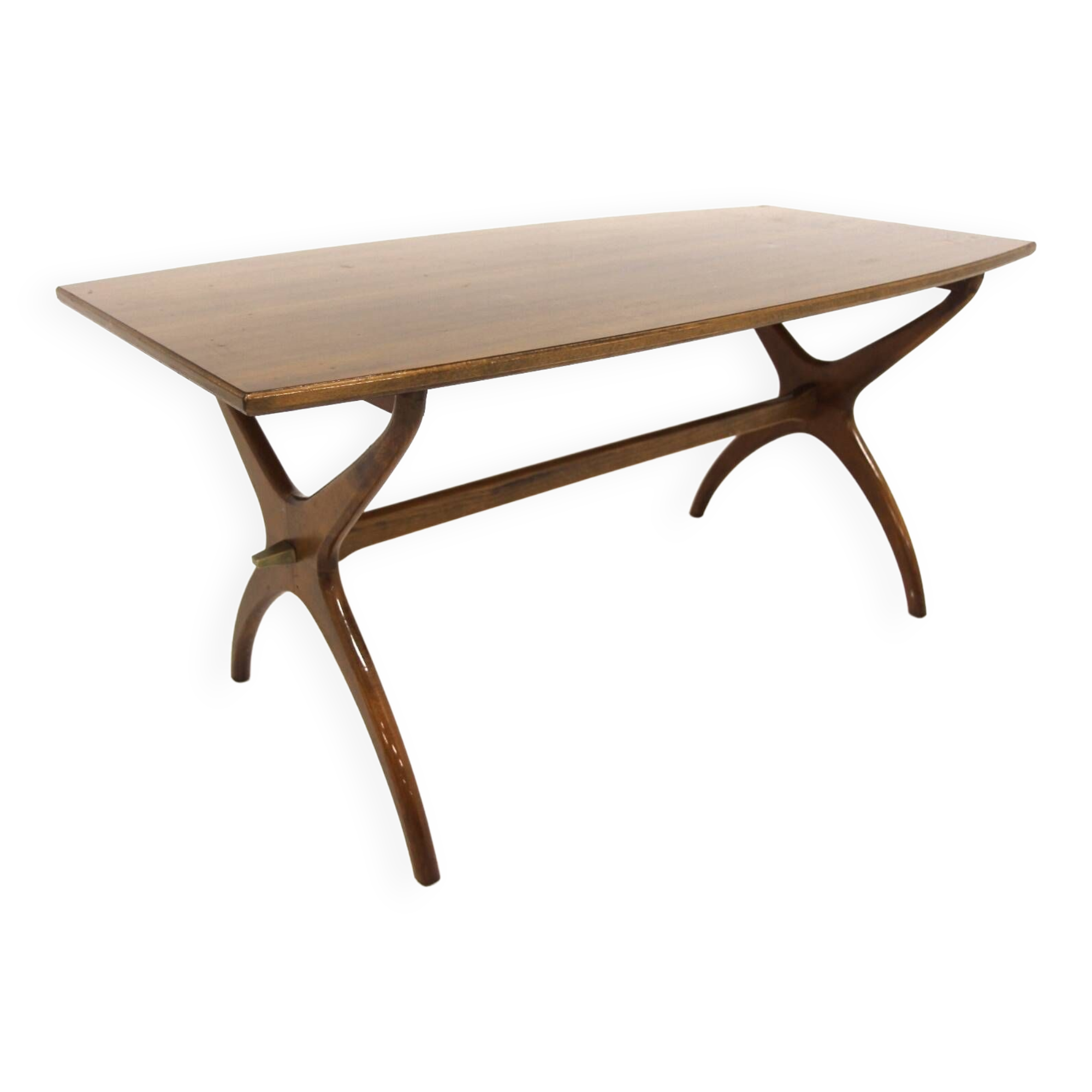 Table basse scandinave en acajou, Suède, 1960
