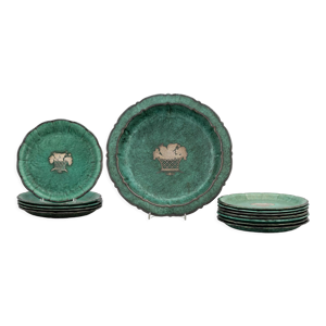 Lot assiettes Gustavsberg argenta