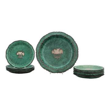 Lot assiettes Gustavsberg argenta wilhelm kage