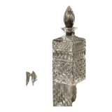 Glass whiskey decanter 1970