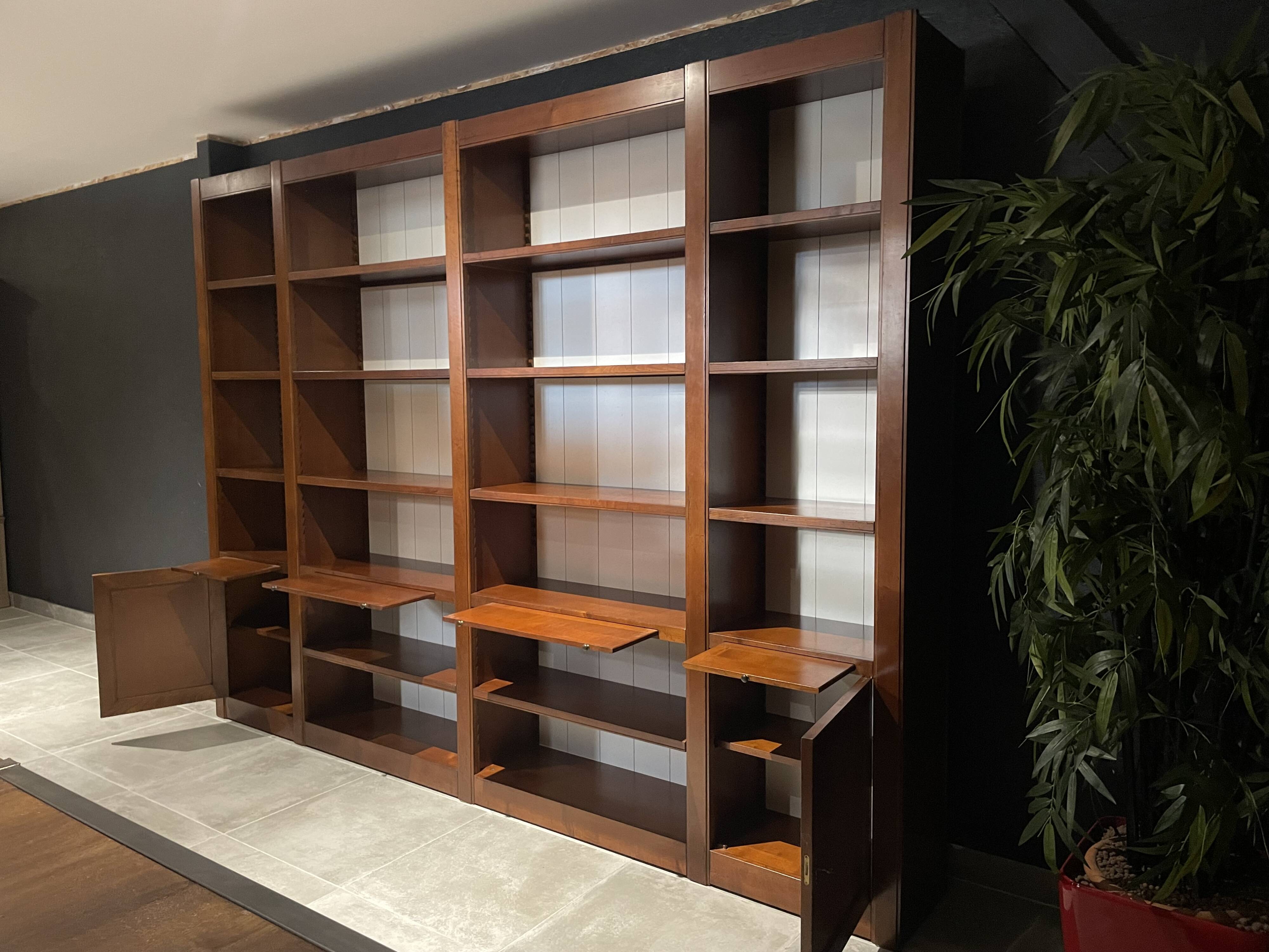 Roche bobois library folio solid cherry + delivery and assembly