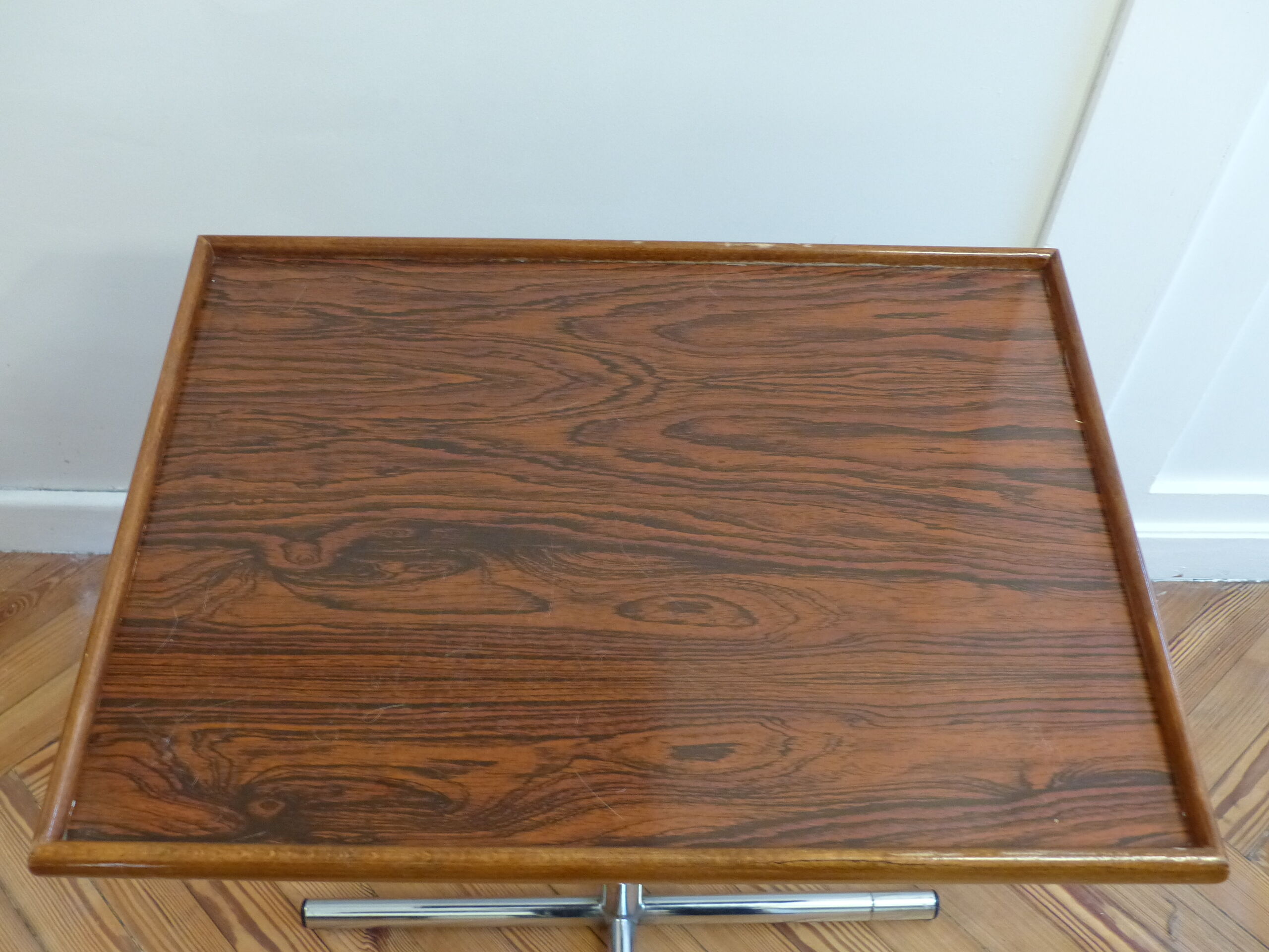 Vintage side table by François Caruelle for Embru, ca.  1950.