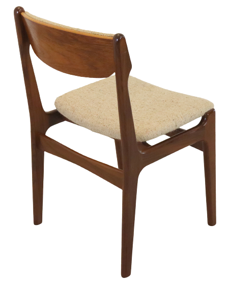 Set of 4 mid century teak chairs 'Nejede'