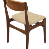 Set of 4 mid century teak chairs 'Nejede'