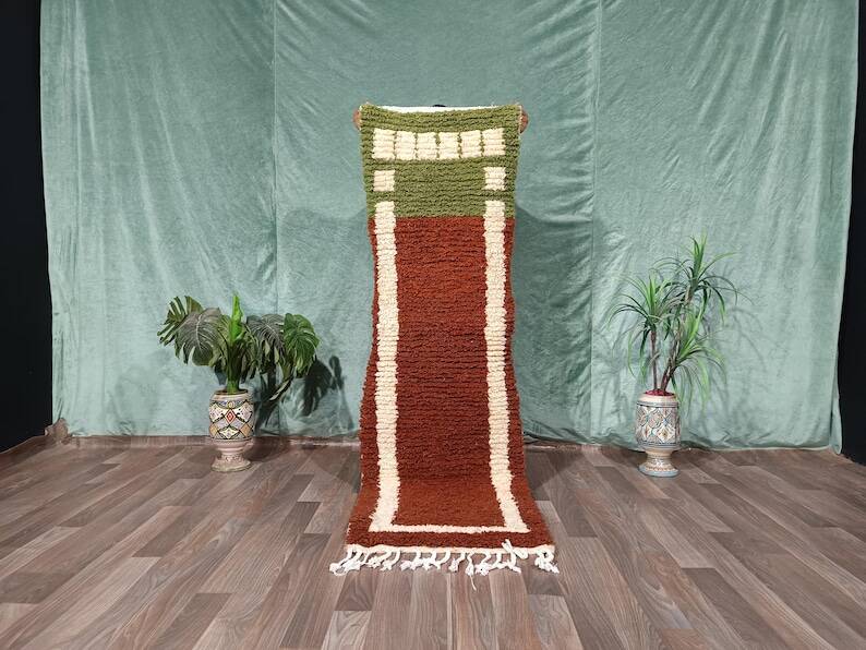 Tapis de passage artisanal 350cmx70cm