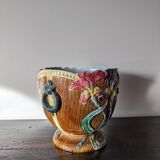Cache-pot en barbotine