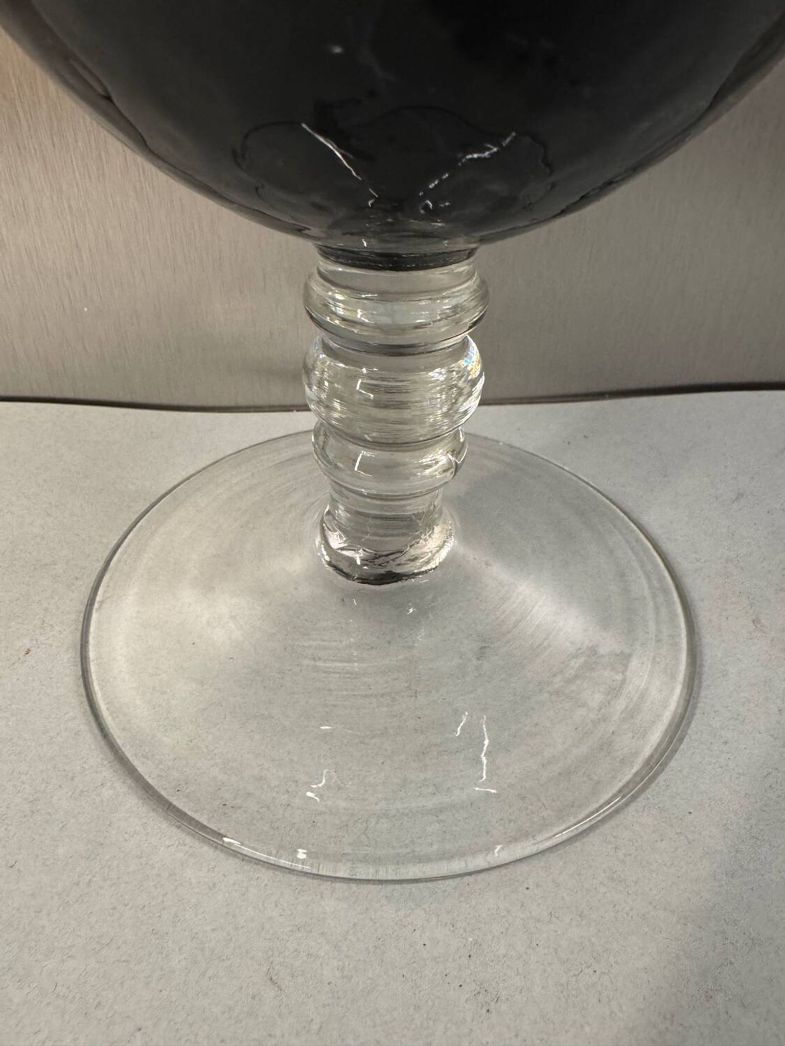 Vase en verre soufflé, Italie années 70/80