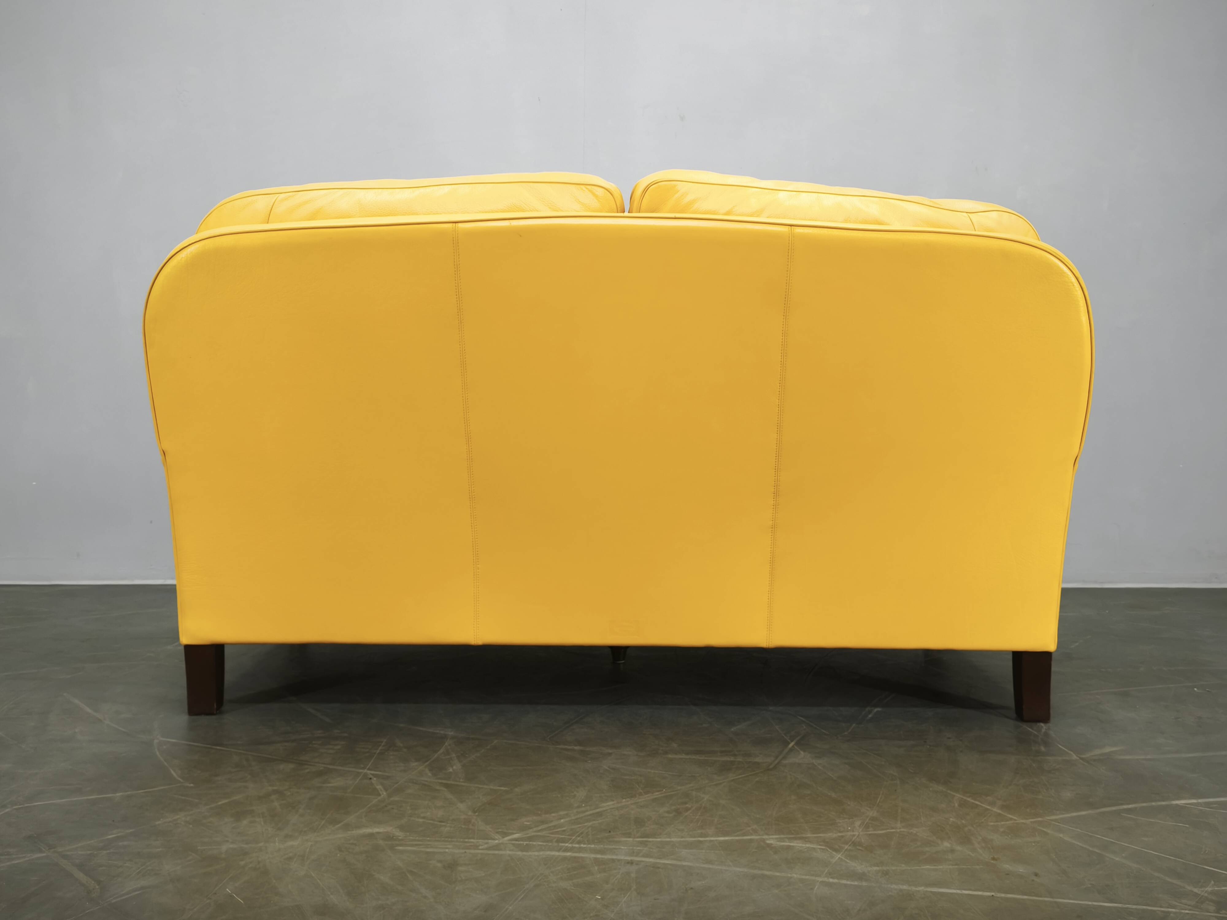 Poltrona Frau George Leather Sofa, Italy, 1992, Labeled