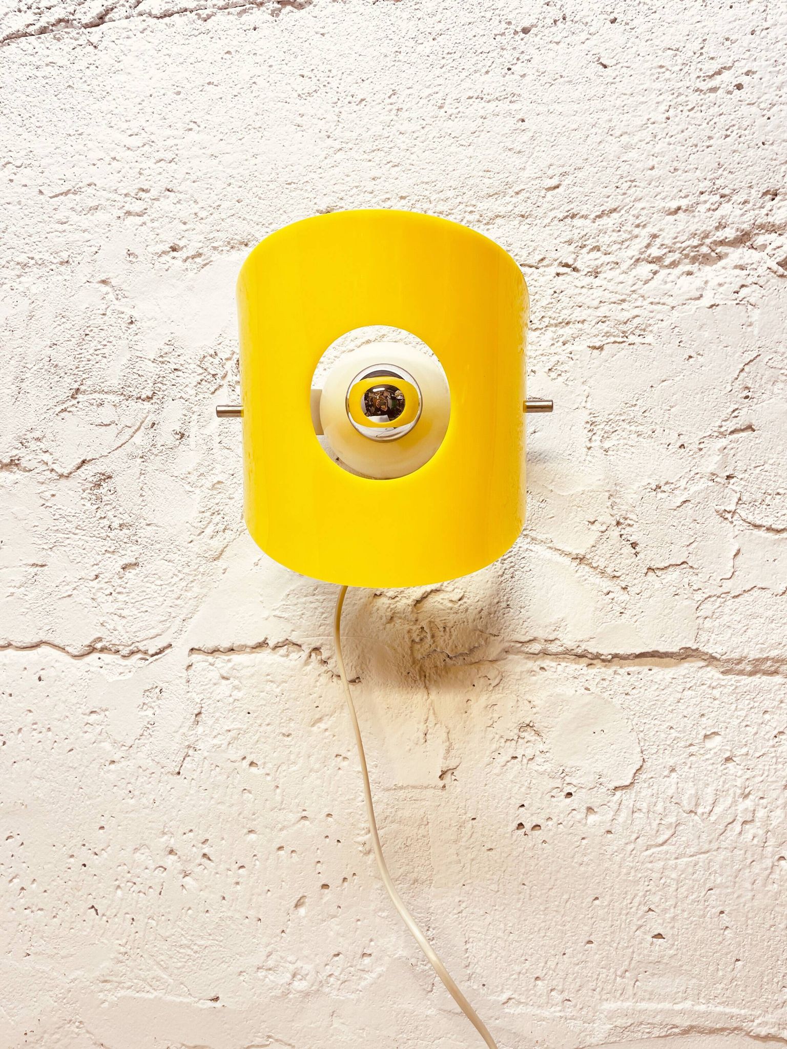 Space age wall lamp, Polam, 1960s.