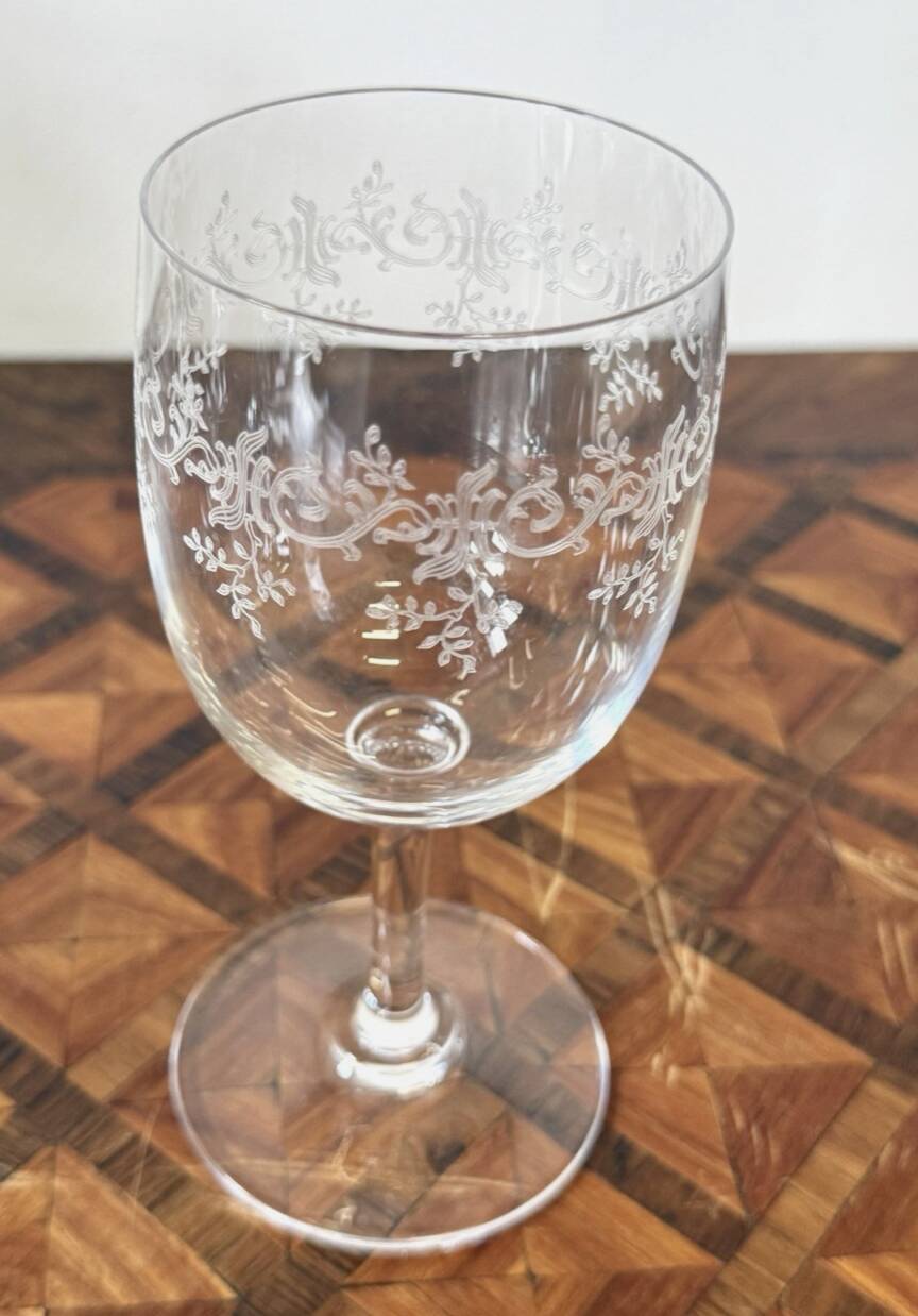 10 verres à eau Baccarat – Modèle Sévigné