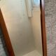 Miroir scandinave en teck, années 60