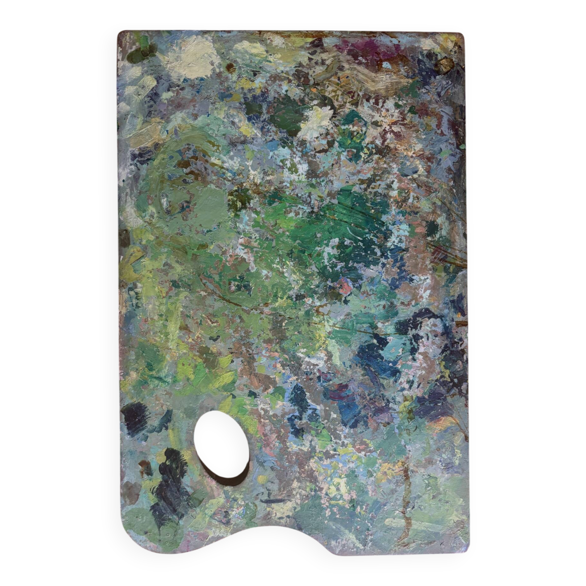 Old painter's palette