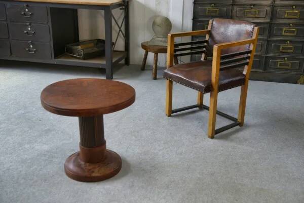 Fauteuil moderne cuir 1940’s