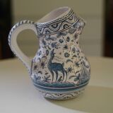 Hand-painted porcelain pitcher