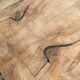 Table d'appoint en bois et noir