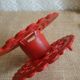 iron candle holder vintage red cellar rat