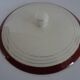 Opaque porcelain vegetable tureen/tureen from digoin sarreguemines, pasteur model