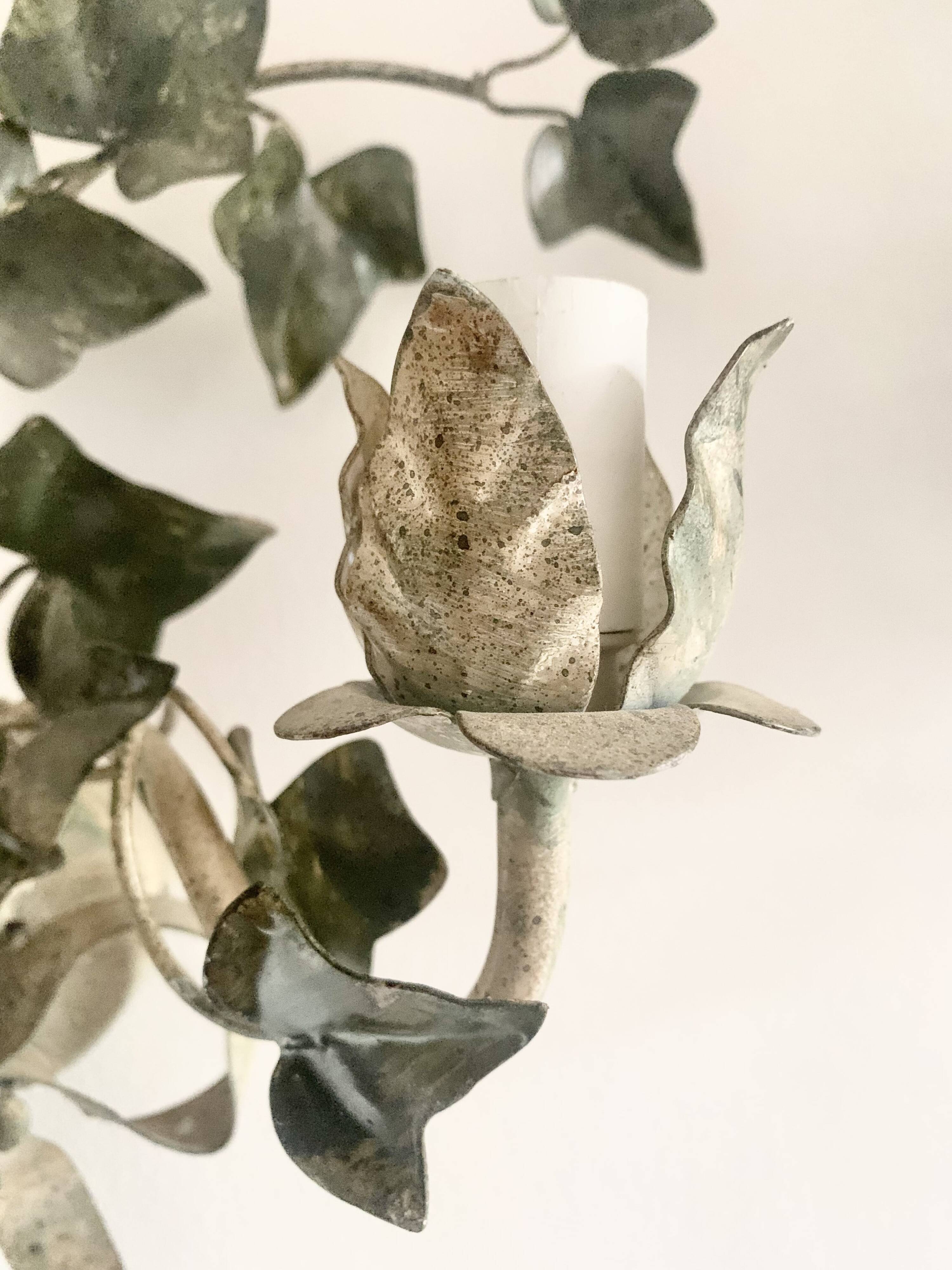 Pair of ivy wall lights